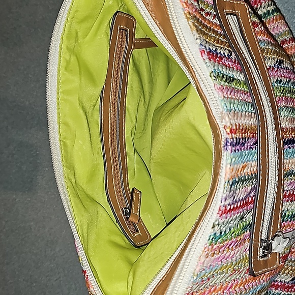 Lily Bloom Gigi Crossbody Seaside Medium Straw Wicker Bag - Picture 7 of 7